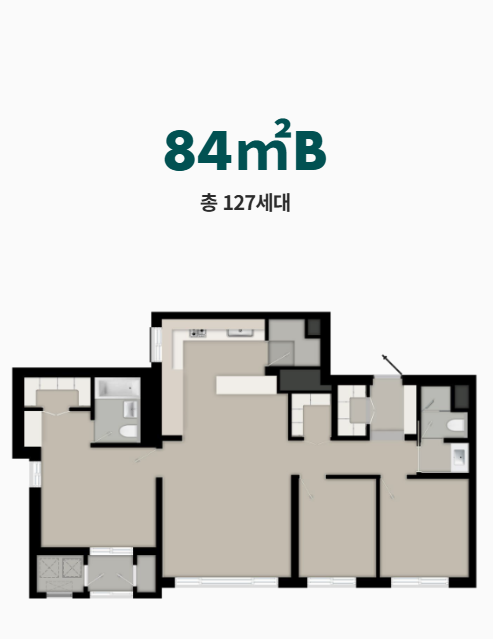 84B 타입 평면도